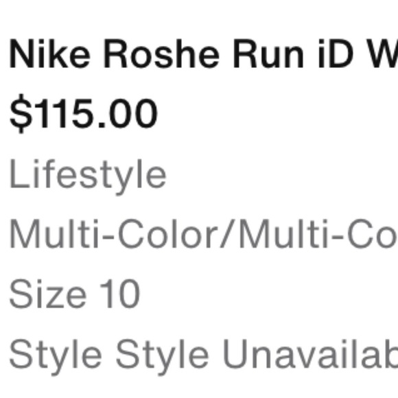 Nike Roshe Run iD Women's Shoe Size 10 - Picture 2 of 2